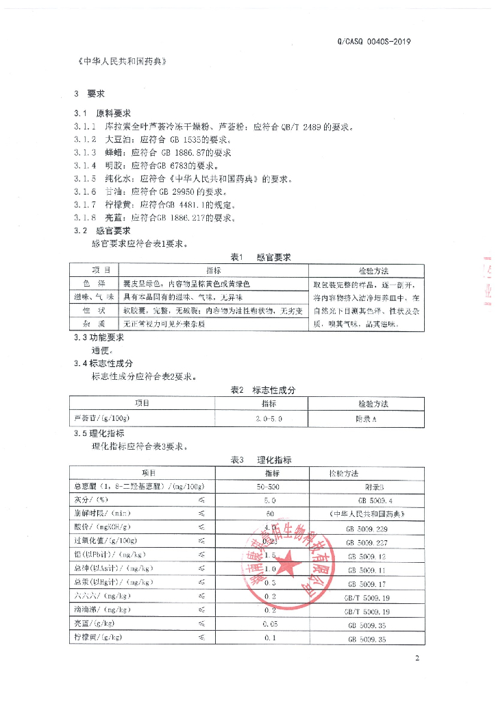 Q/CASQ 0040S-2019 标准预览