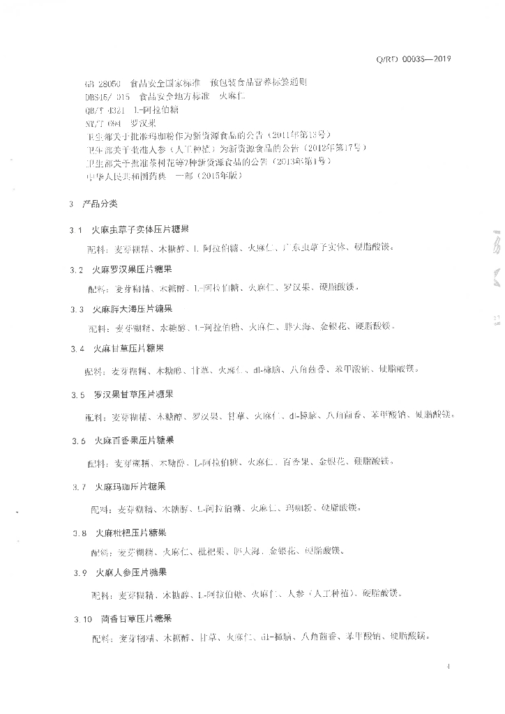 Q/RD 0003S-2019 标准预览