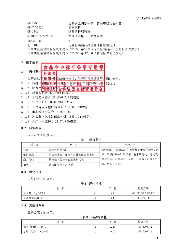 Q/THKY 0084S-2019 标准预览