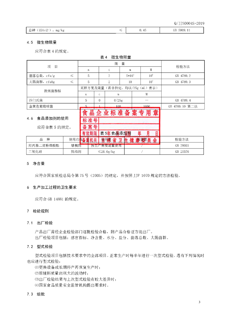 Q/JJS 0004S-2019 标准预览