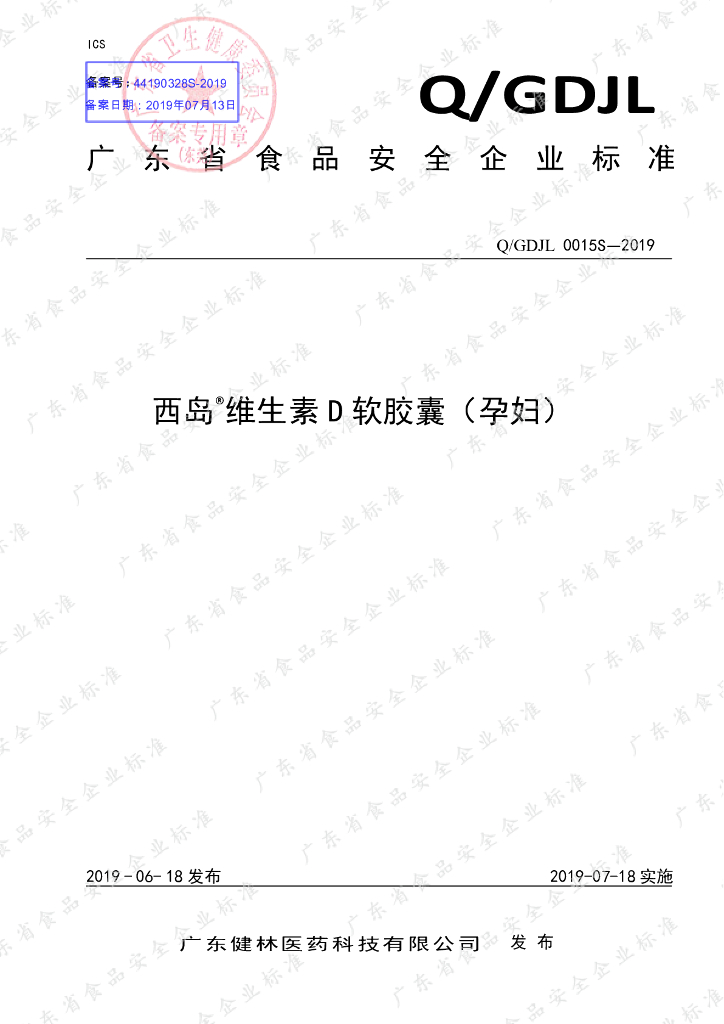 Q/GDJL 0015S-2019 标准预览