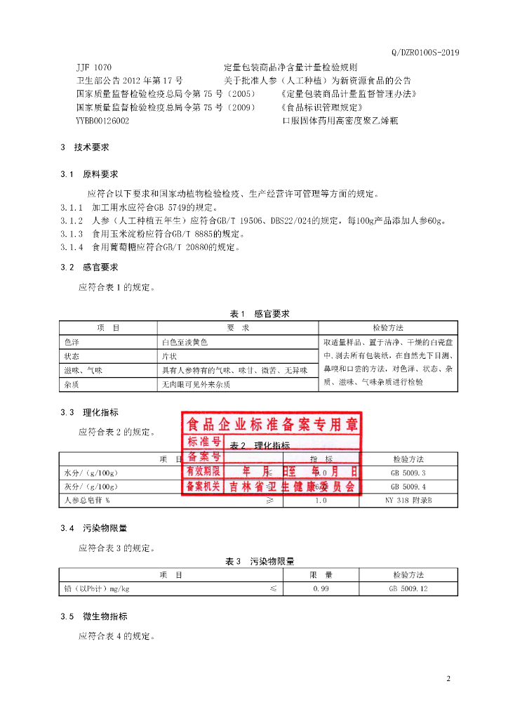 Q/DZR 0100S-2019 标准预览