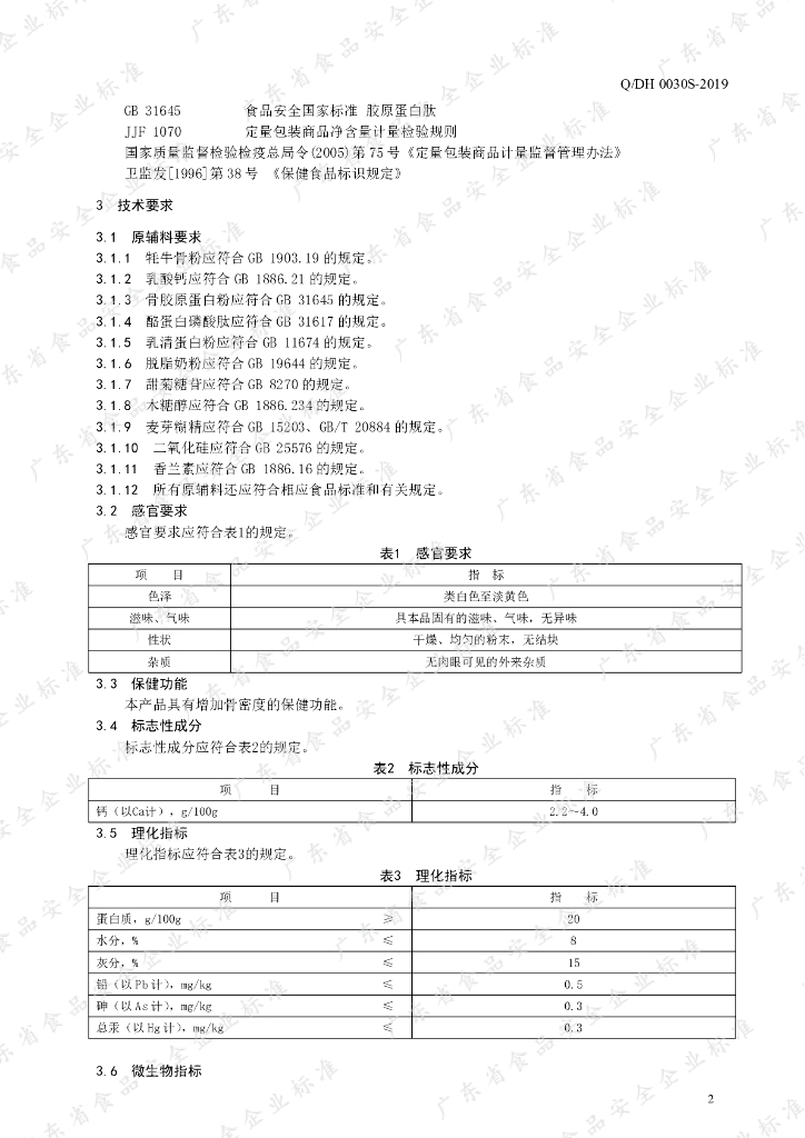 Q/DH 0030S-2019 标准预览