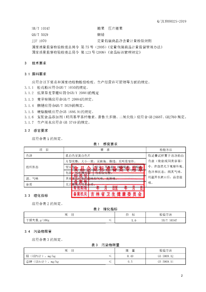Q/JLTR 0032S-2019 标准预览