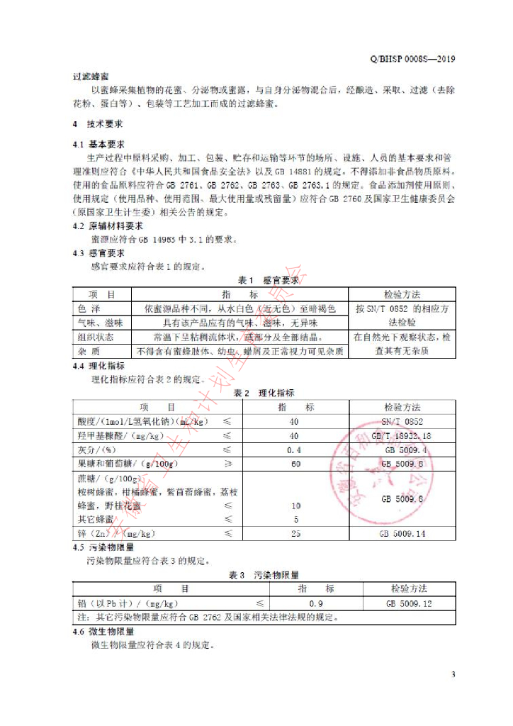 Q/BHSP 0008S-2019 标准预览