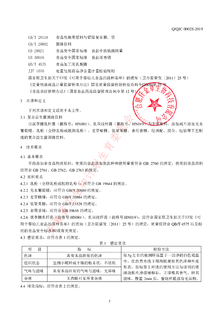 Q/QJC 0002S-2019 标准预览