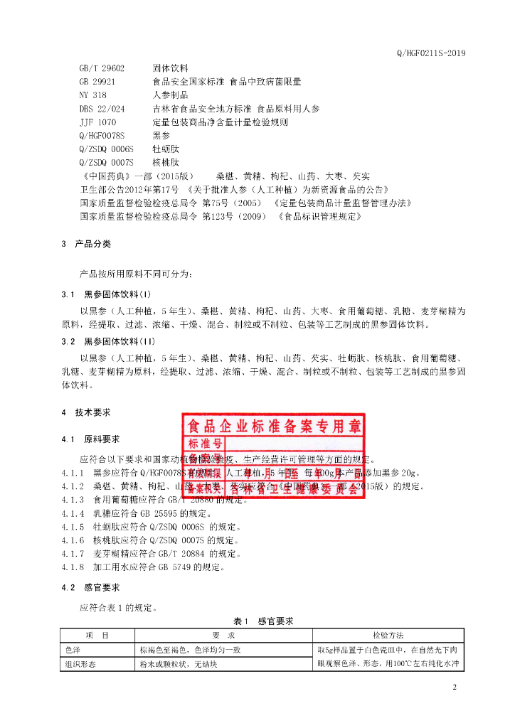 Q/HGF 0211S-2019 标准预览