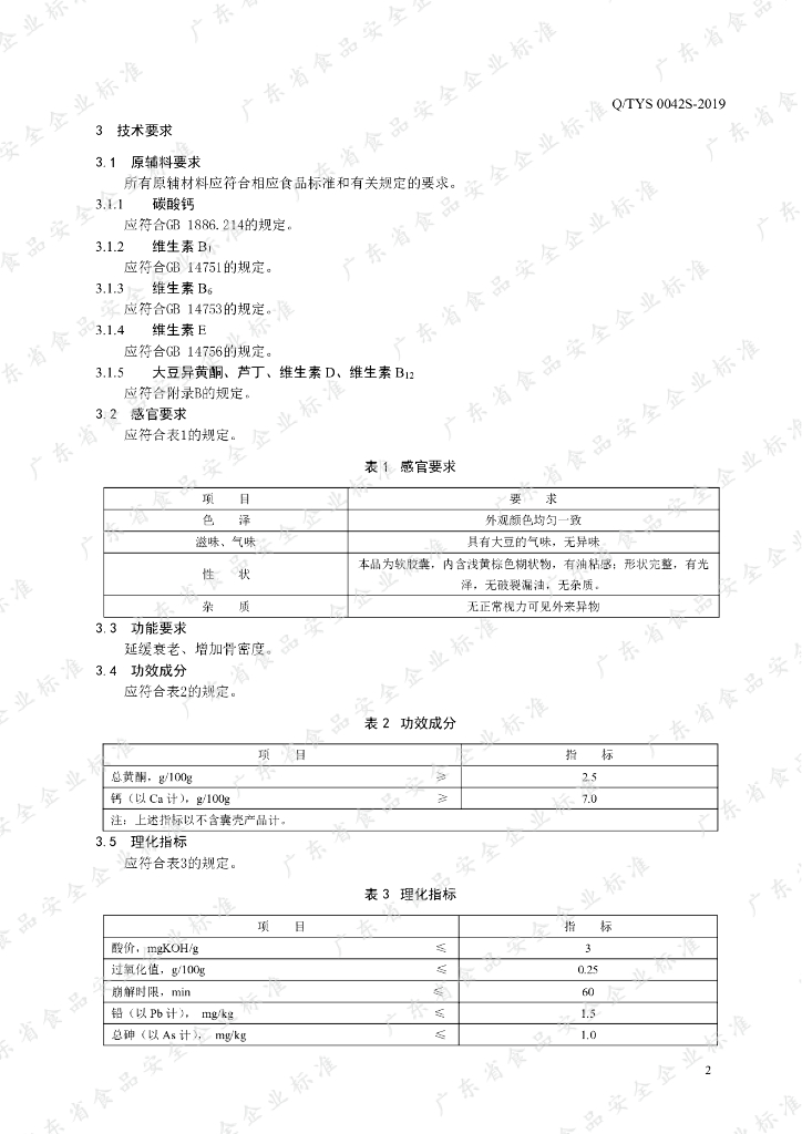 Q/TYS 0042S-2019 标准预览