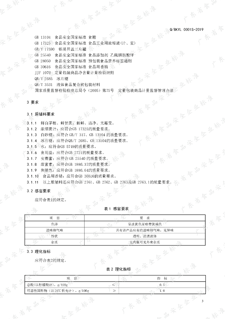 Q/BKYL 0004S-2019 标准预览