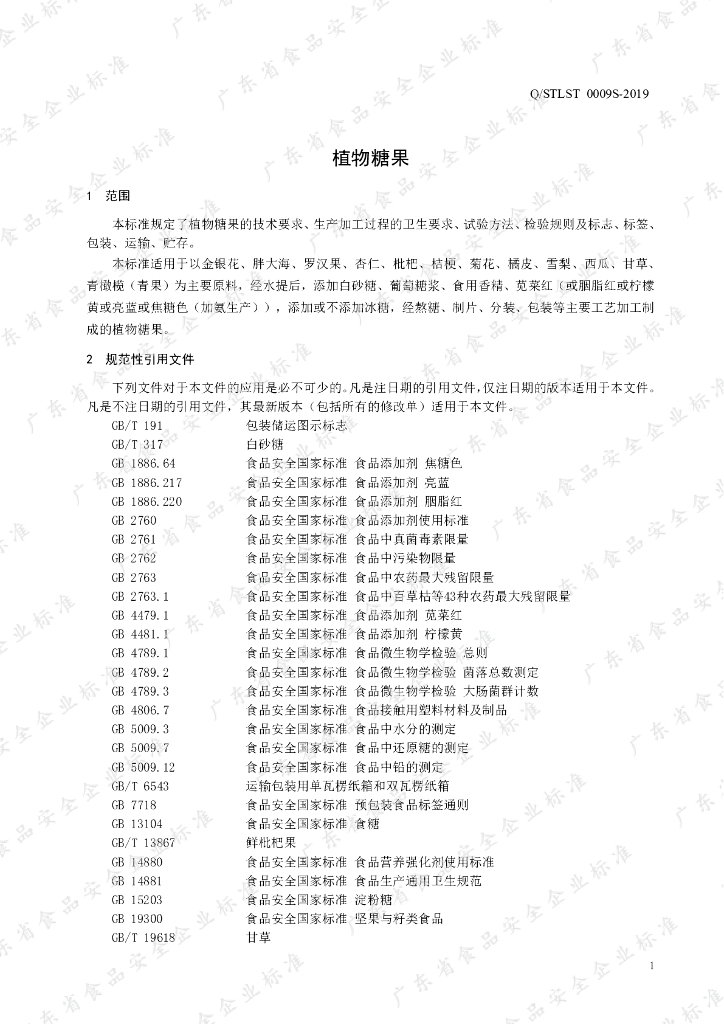 Q/STLST 0009S-2019 标准预览