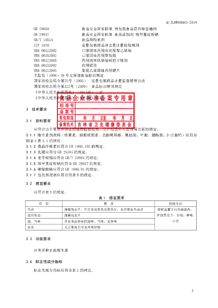 Q/JLHW 0066S-2019 标准预览