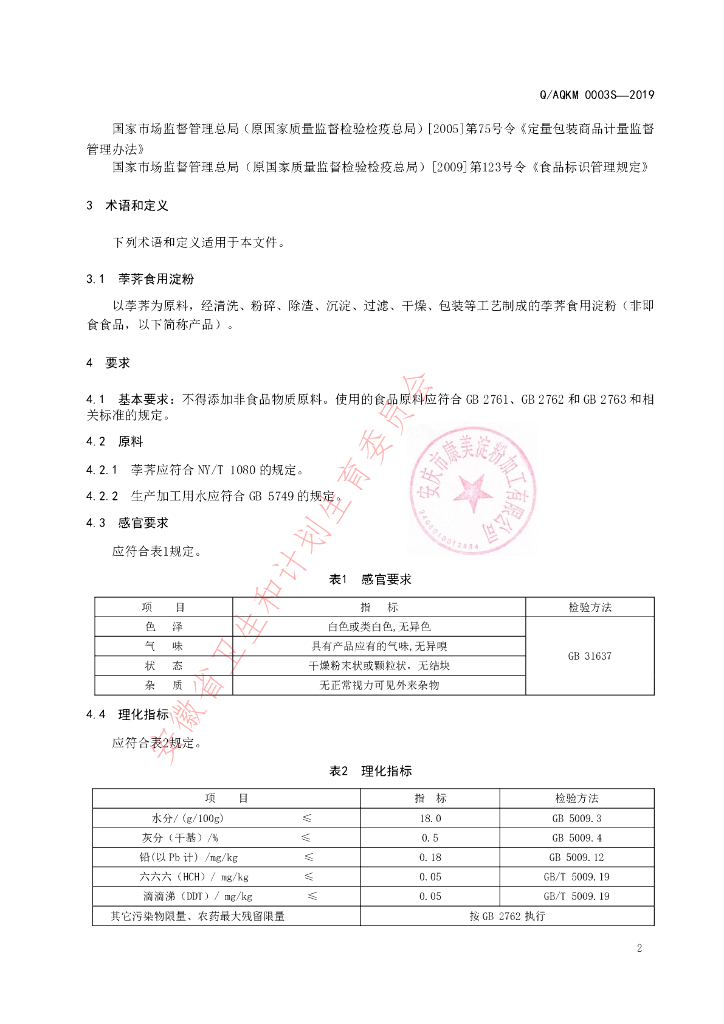 Q/AQKM 0003S-2019 标准预览