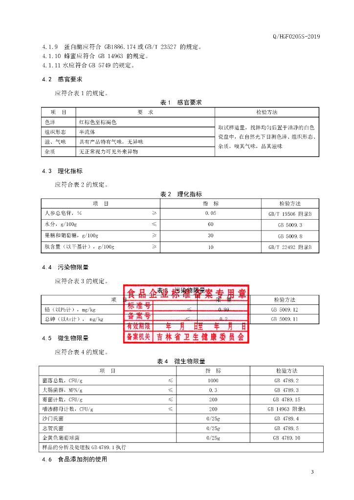 Q/HGF 0205S-2019 标准预览