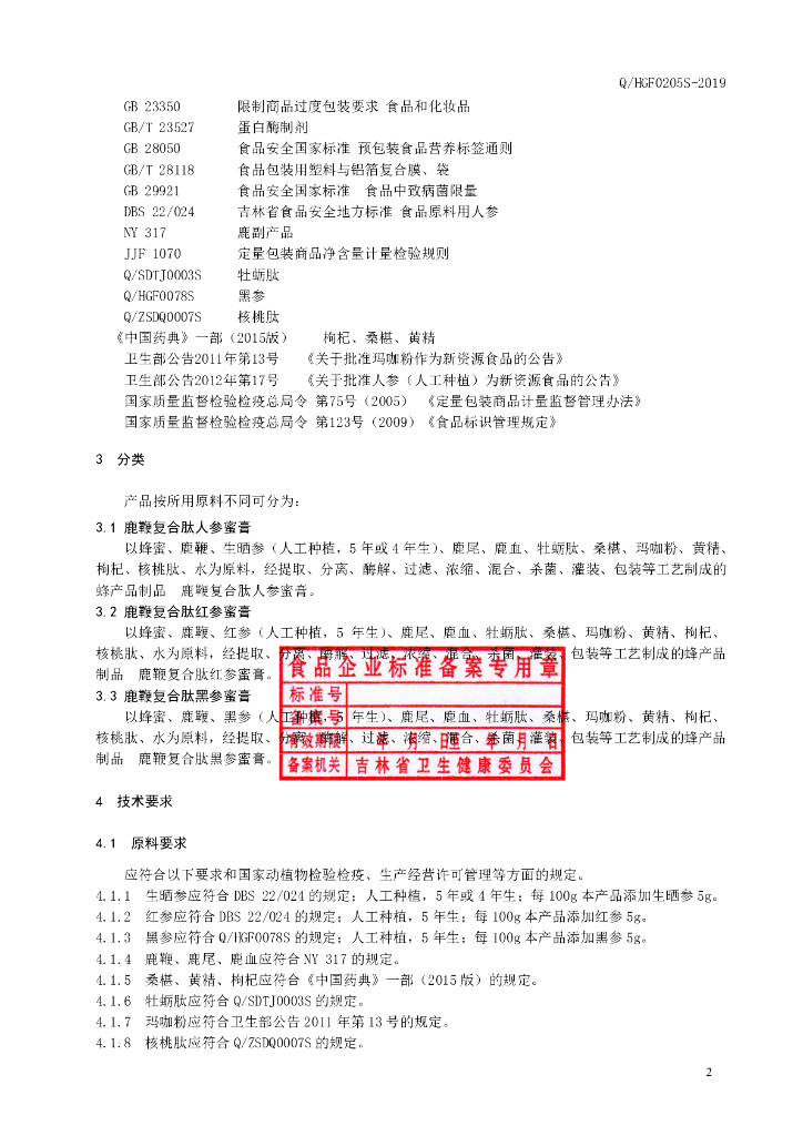 Q/HGF 0205S-2019 标准预览