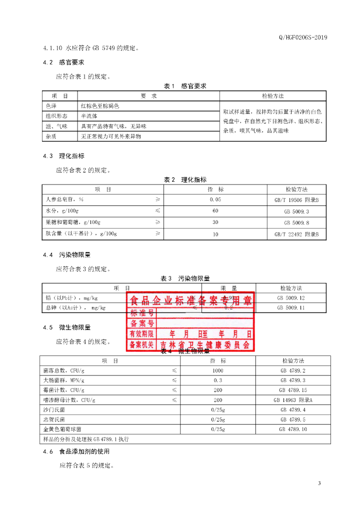 Q/HGF 0206S-2019 标准预览