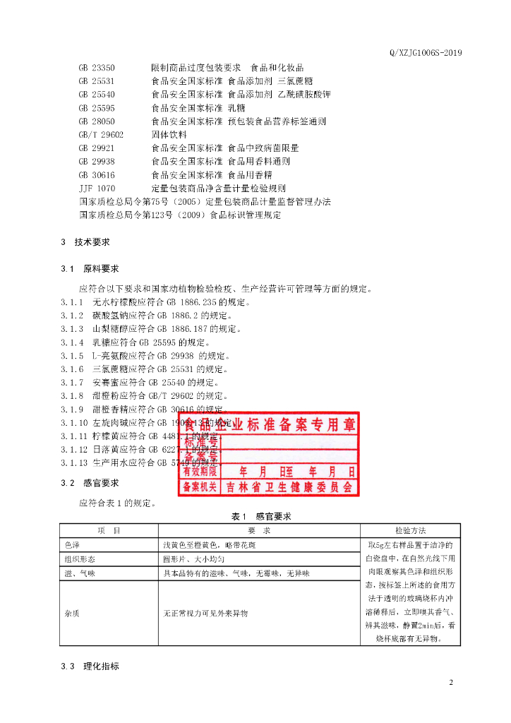 Q/XZJG 1006S-2019 标准预览
