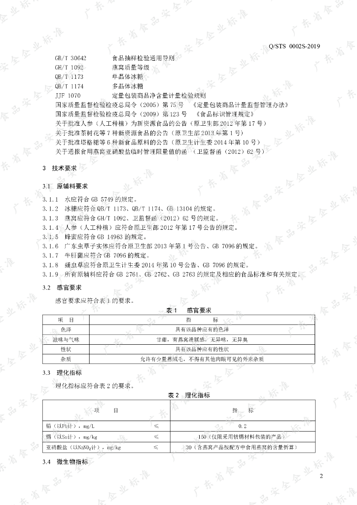 Q/STS 0002S-2019 标准预览