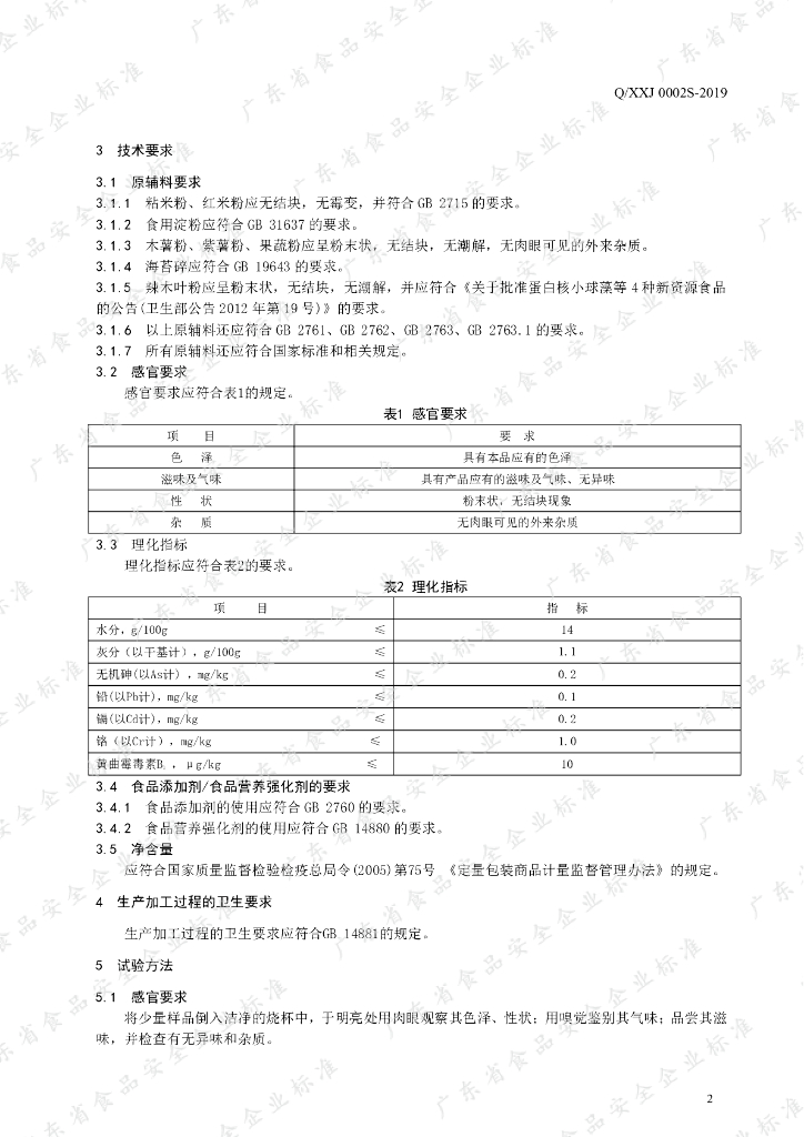 Q/XXJ 0002S-2019 标准预览