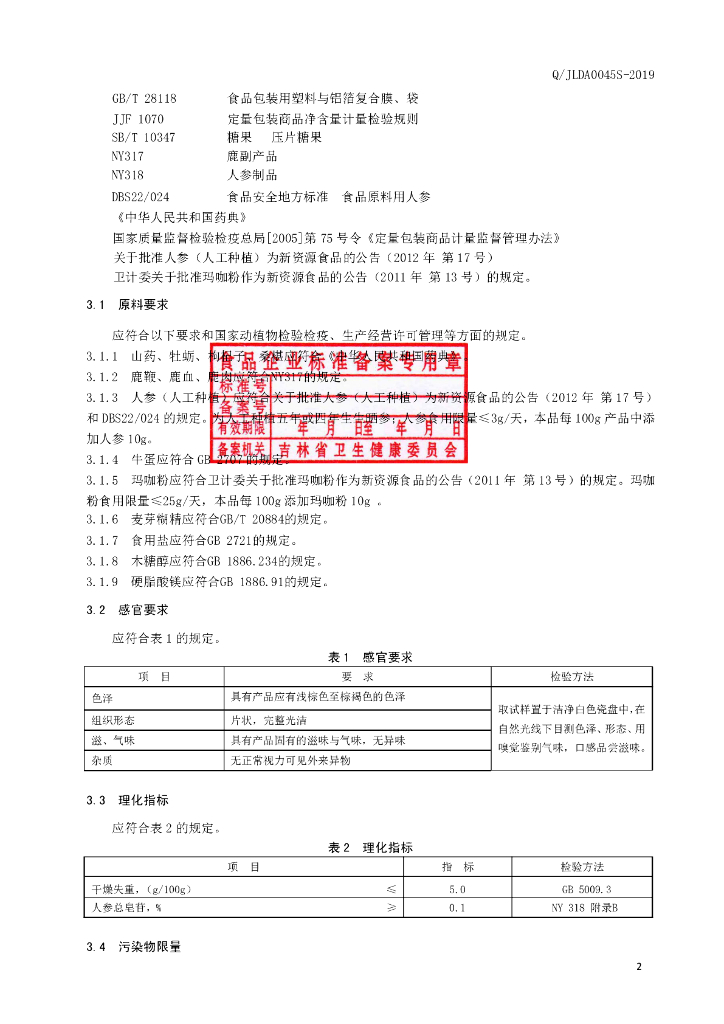Q/JLAD 0045S-2019 标准预览