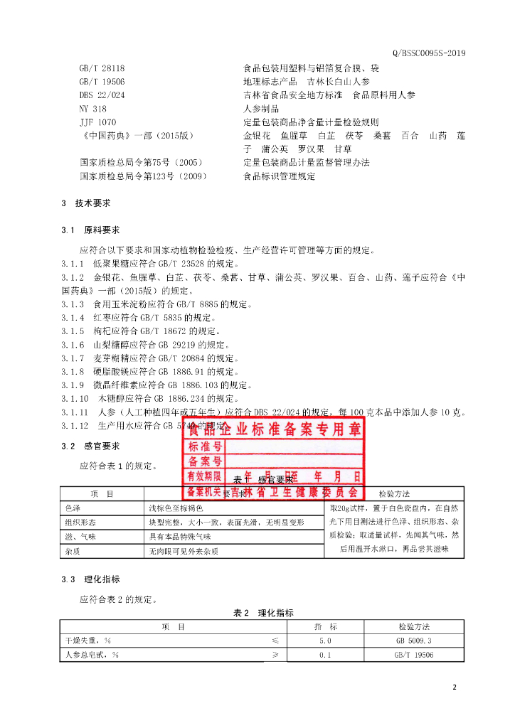 Q/BSSC 0095S-2019 标准预览