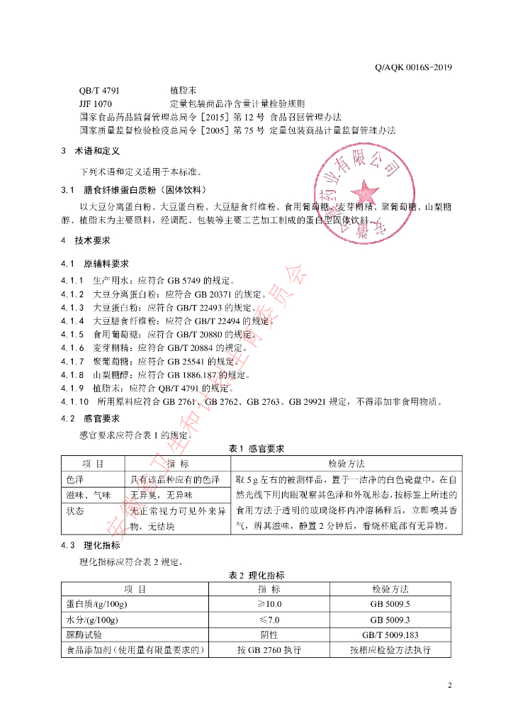 Q/AQK 0016S-2019 标准预览