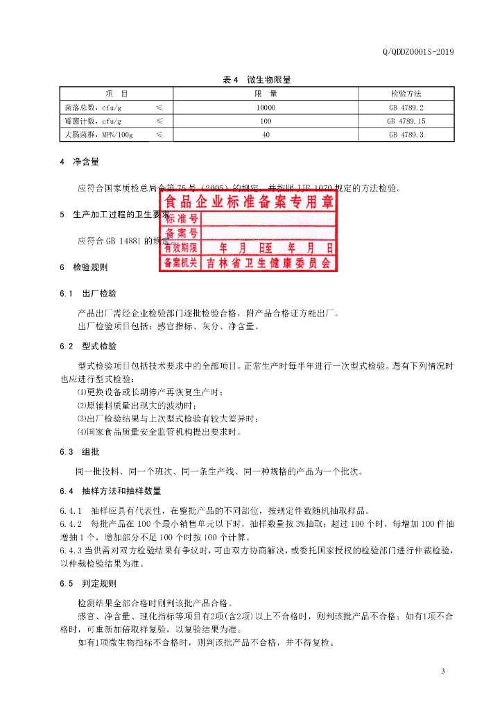 Q/QDDZ 0001S-2019 标准预览