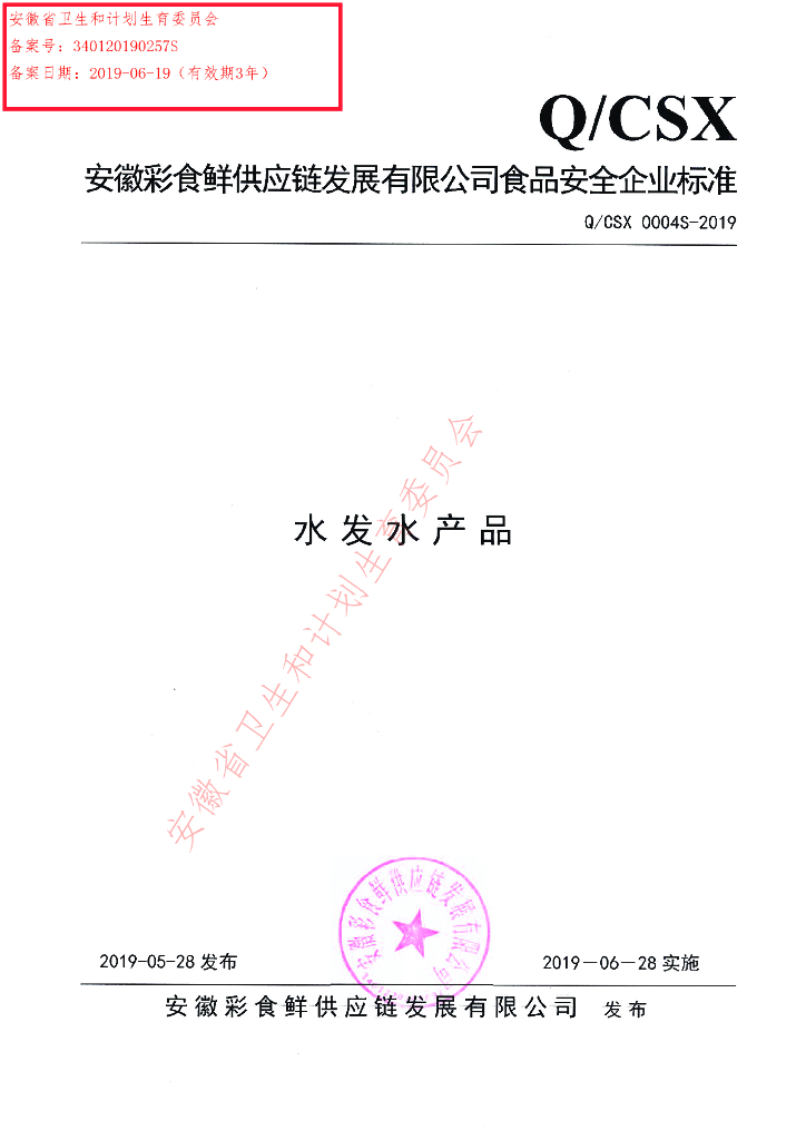 Q/CSX 0004S-2019 标准预览