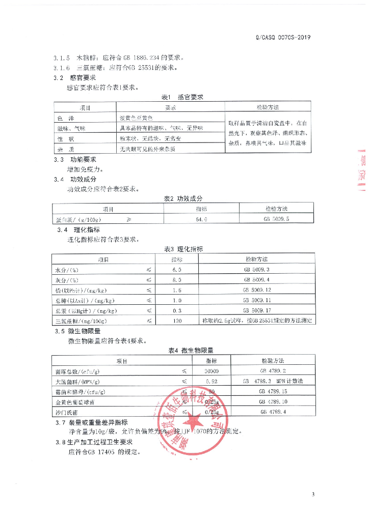 Q/CASQ 0070S-2019 标准预览