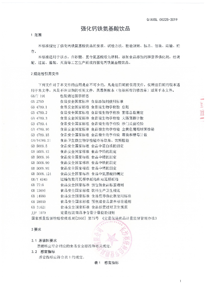 Q/AXSL 0022S-2019 标准预览