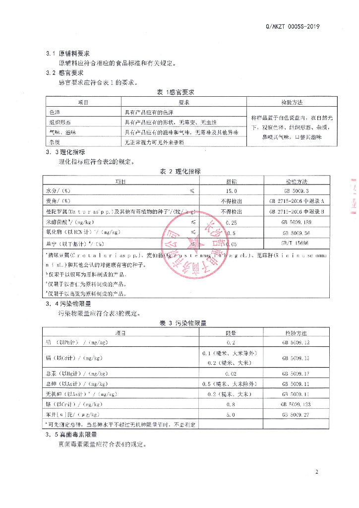 Q/AKZT 0005S-2019 标准预览