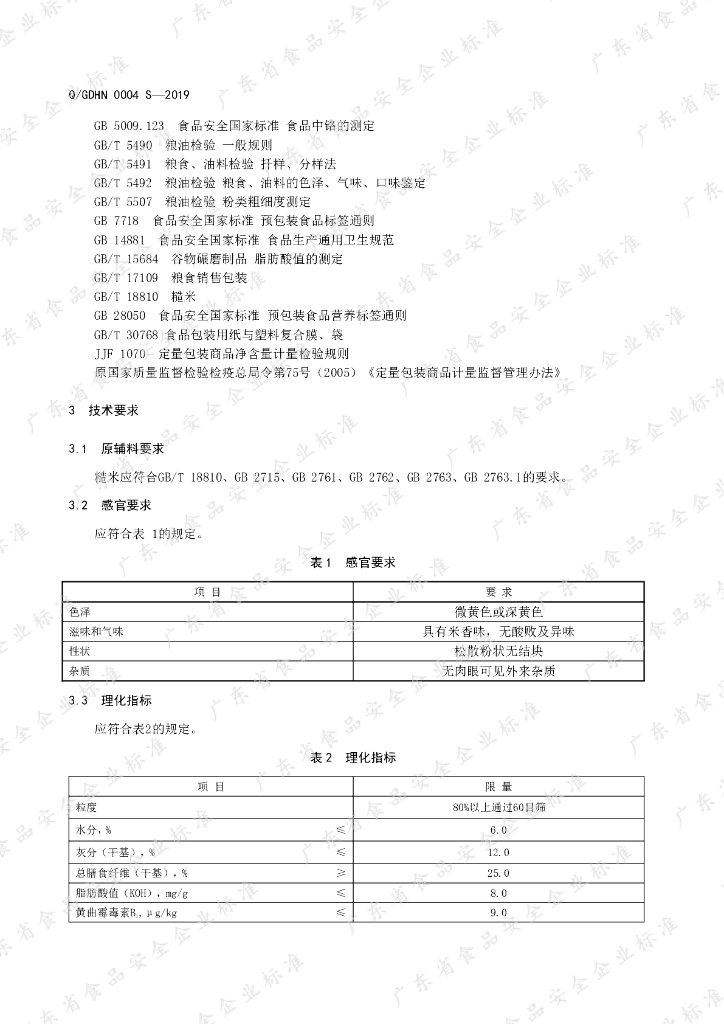 Q/GDHN 0004S-2019 标准预览