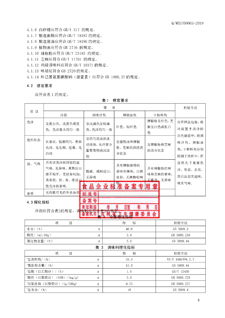 Q/MXST 0006S-2019 标准预览