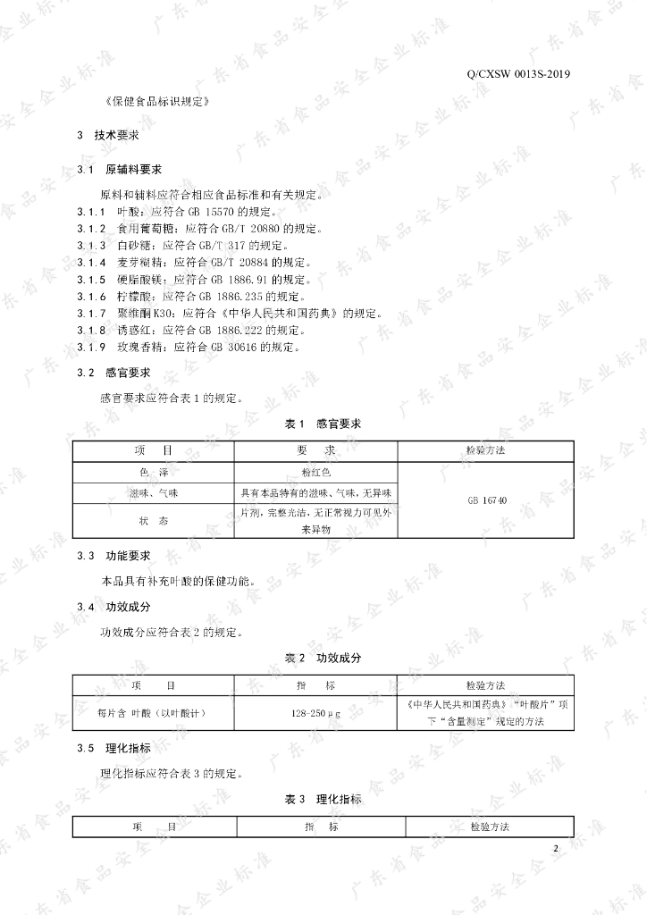 Q/CXSW 0013S-2019 标准预览