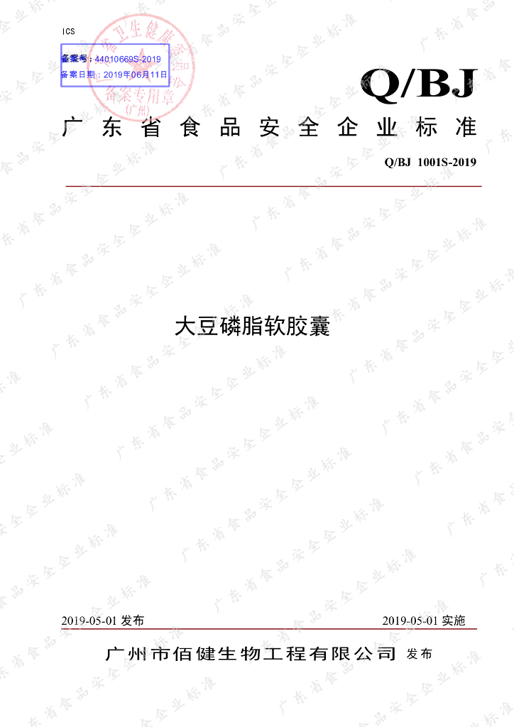 Q/BJ 1001S-2019 标准预览