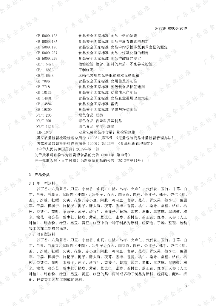 Q/YSSP 0005S-2019 标准预览