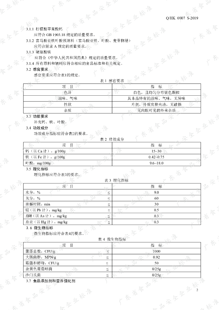 Q/HK 0007S-2019 标准预览