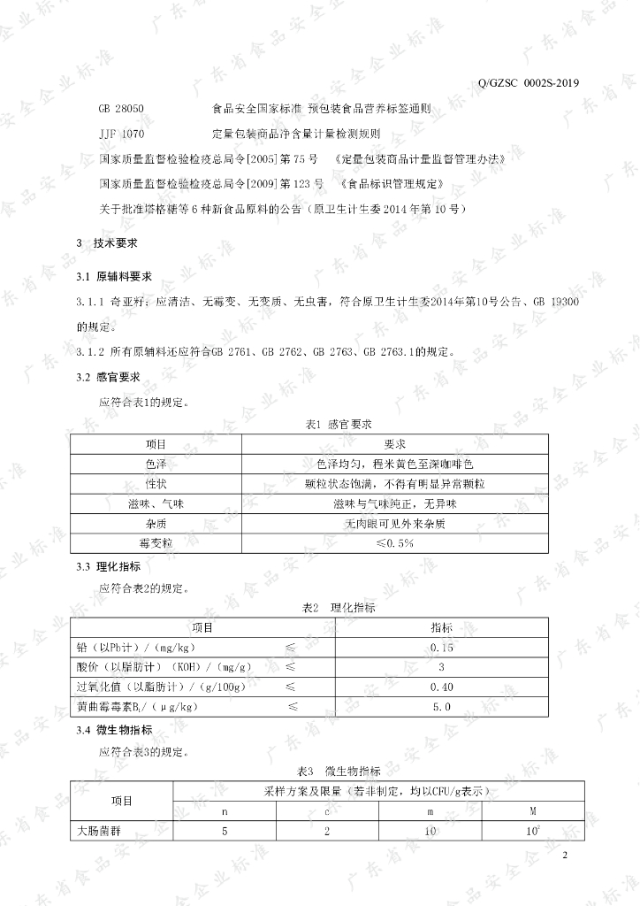 Q/GZSC 0002S-2019 标准预览