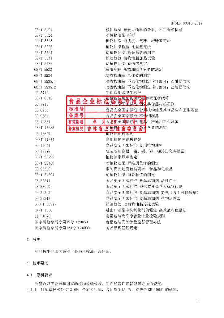 Q/SLSJ 0001S-2019 标准预览