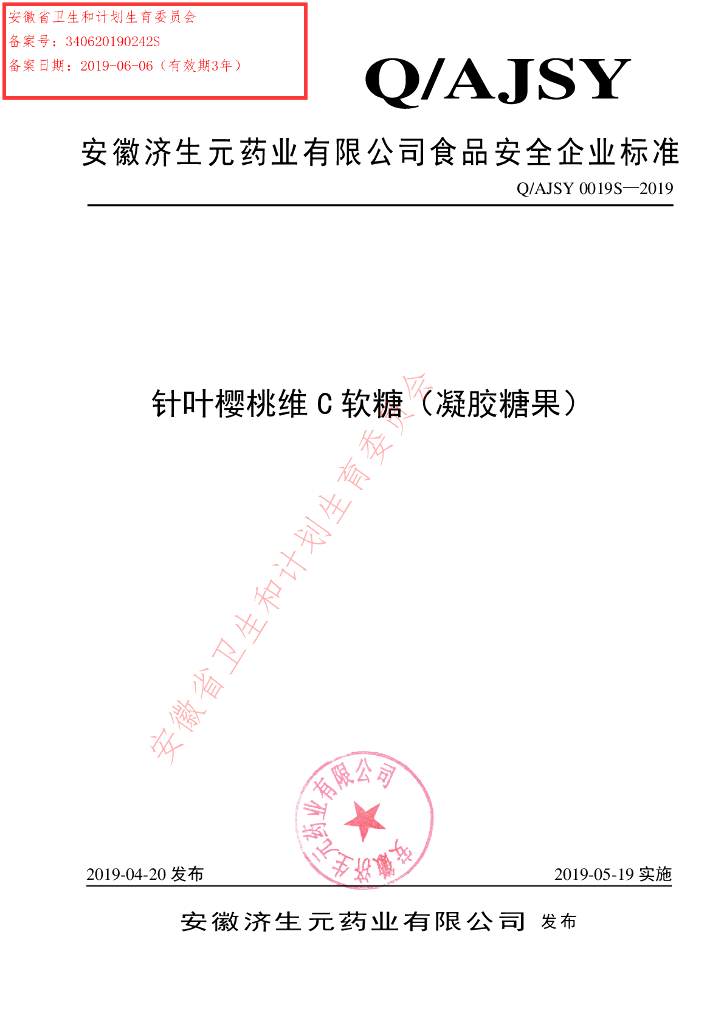 Q/AJSY 0019S-2019 标准预览
