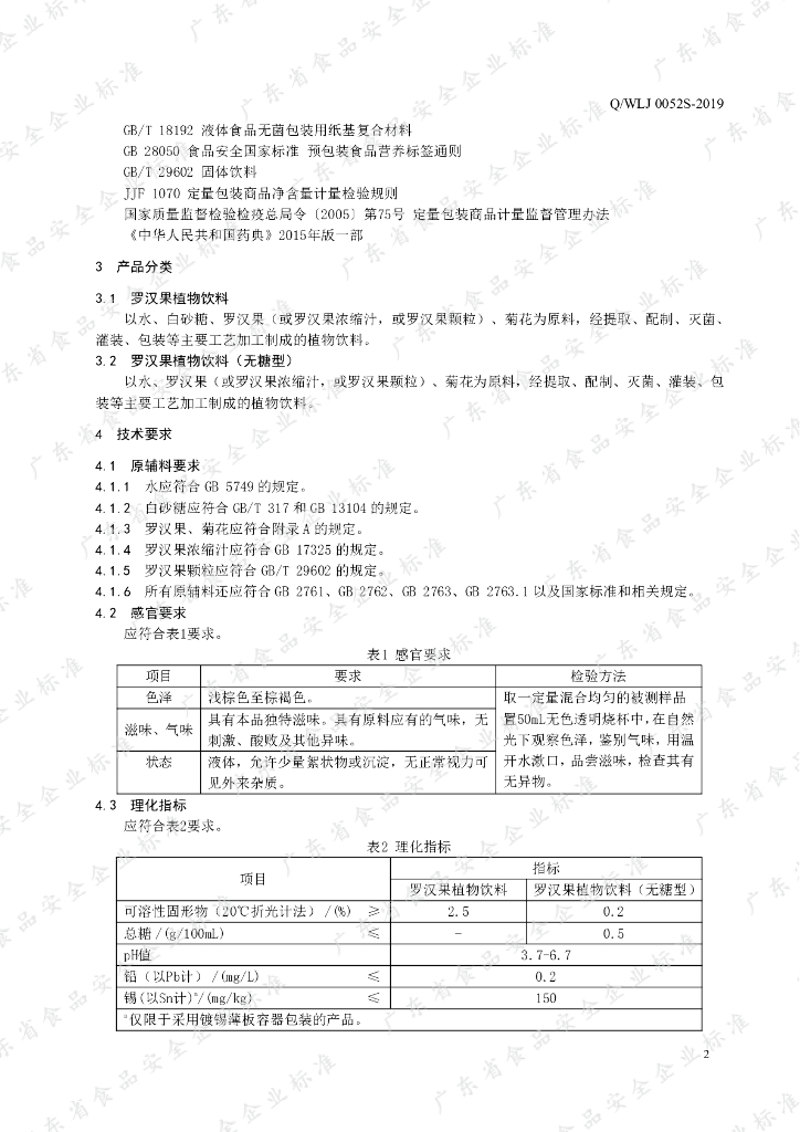 Q/WLJ 0052S-2019 标准预览
