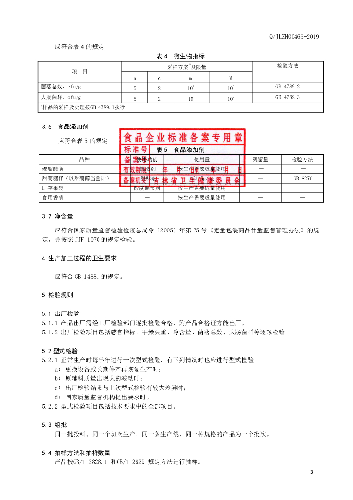 Q/JLZH 0046S-2019 标准预览