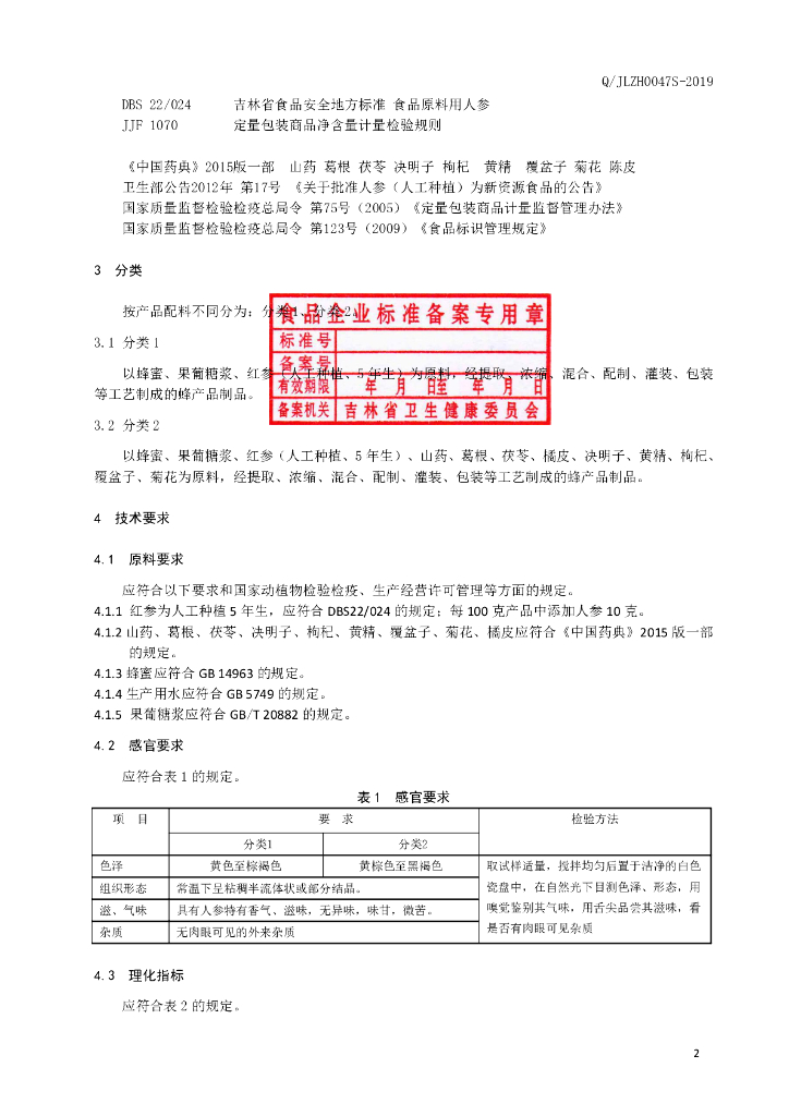 Q/JLZH 0047S-2019 标准预览
