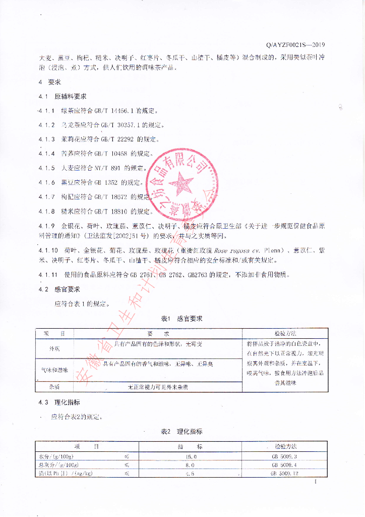 Q/AYZF 0021S-2019 标准预览