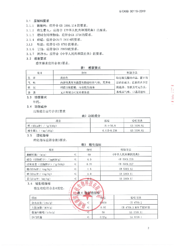 Q/CASQ 0011S-2019 标准预览