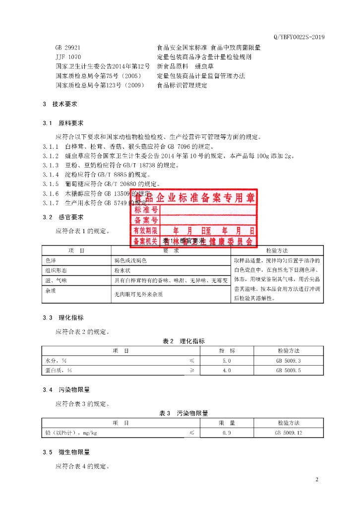 Q/YBFY 0022S-2019 标准预览