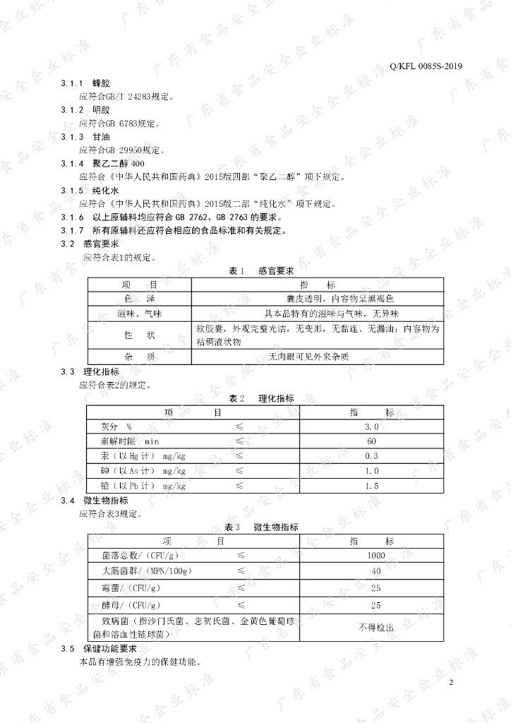 Q/KFL 0085S-2019 标准预览