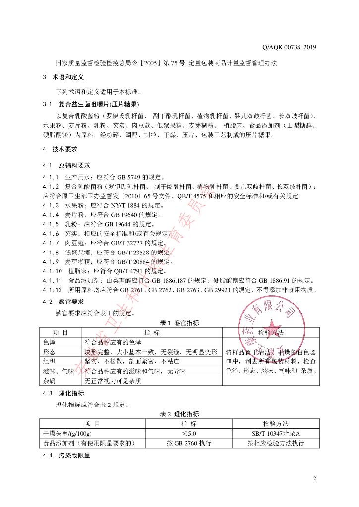 Q/AQK 0073S-2019 标准预览