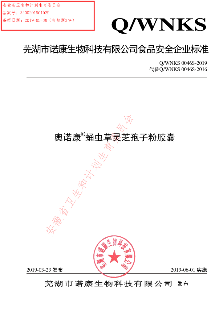 Q/WNKS 0046S-2019 标准预览