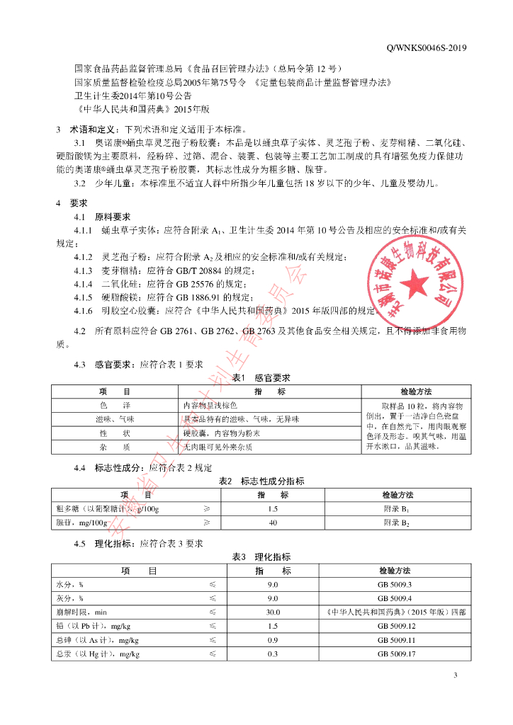 Q/WNKS 0046S-2019 标准预览