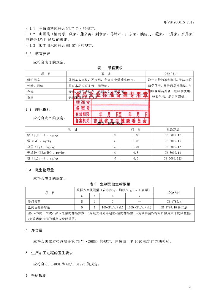 Q/WQKY 0001S-2019 标准预览